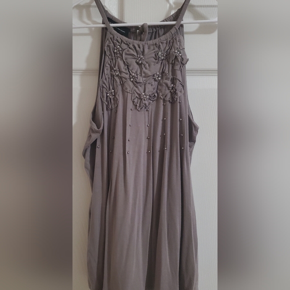 INC International Comcepts Bead Embroided Top. Size M - Picture 2 of 9